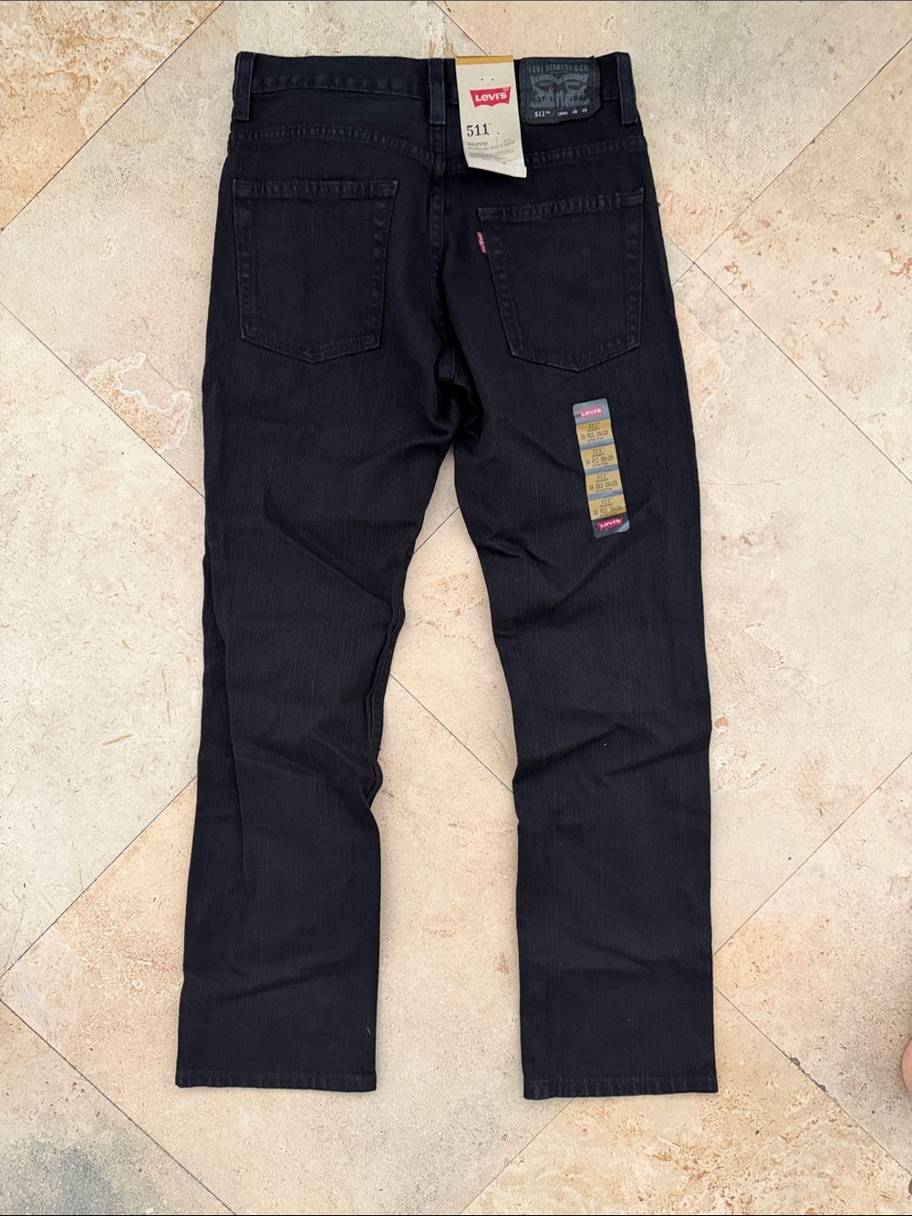NWT Levi's 511 Skinny Fit Jeans in Black